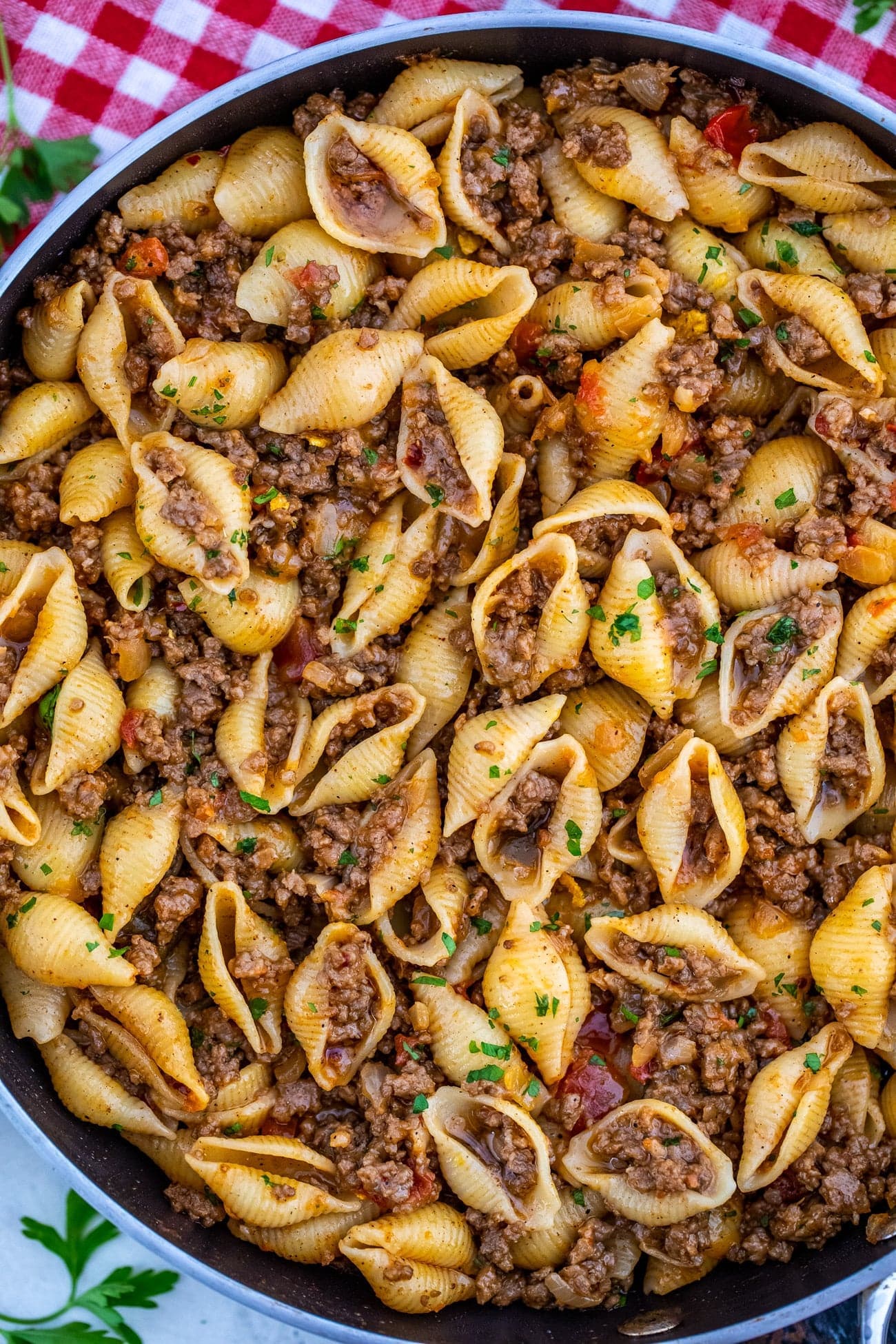 Cheesy Taco Pasta with Seasoned Beef and Salsa