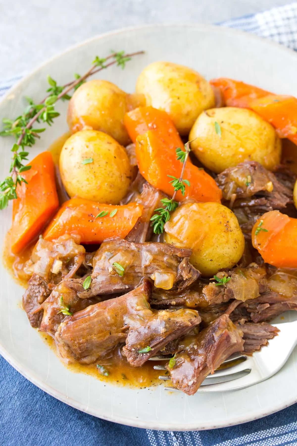Instant Pot Pot Roast with Tender Chuck Roast and Savory Gravy