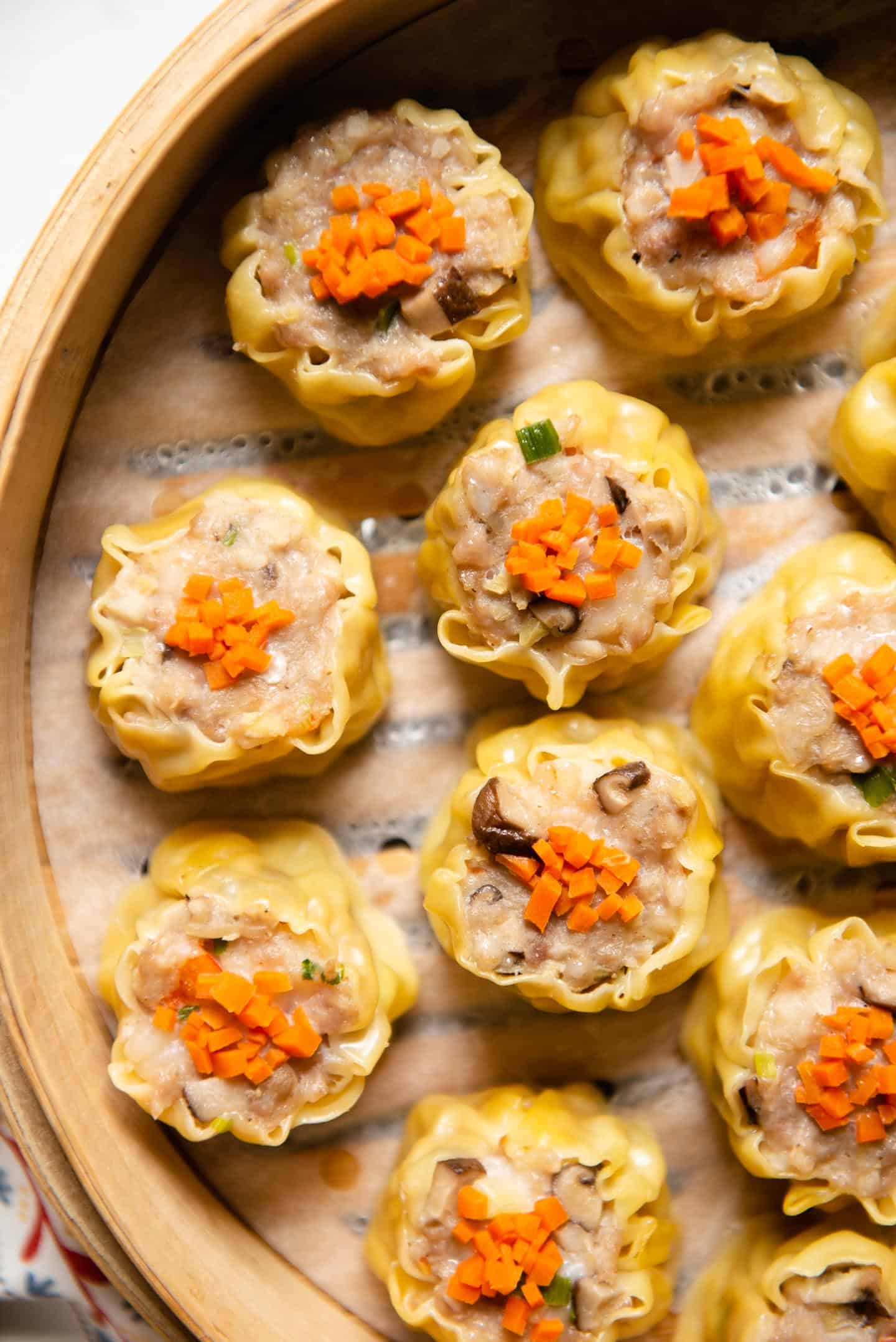 Cantonese Shumai With Pork, Shrimp, and Crisp Water Chestnuts