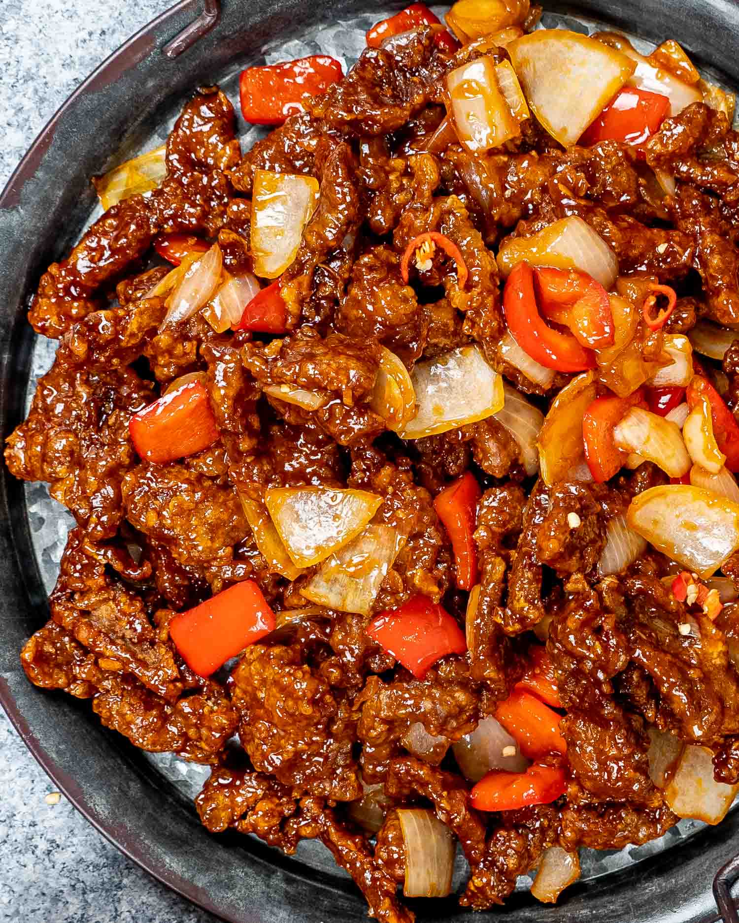 Beijing Beef with Crispy Steak and Tangy Sweet-and-Sour Sauce