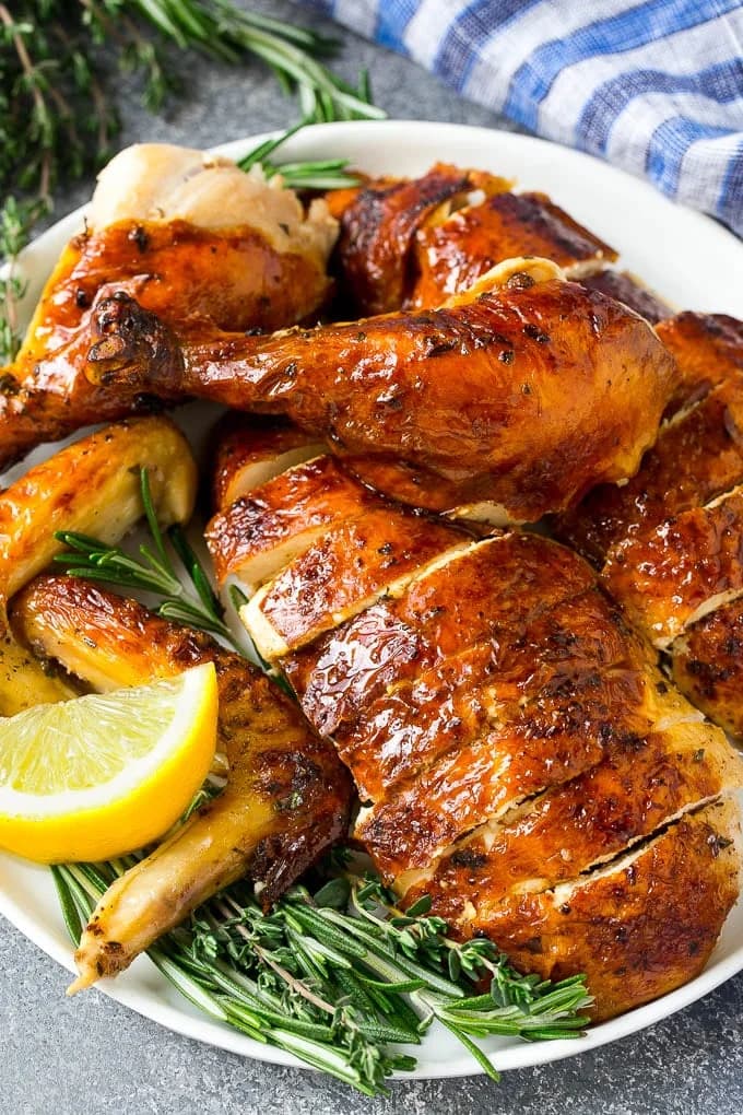 Roasted Chicken with Garlic and Herbs: Golden Brown Family Dinner