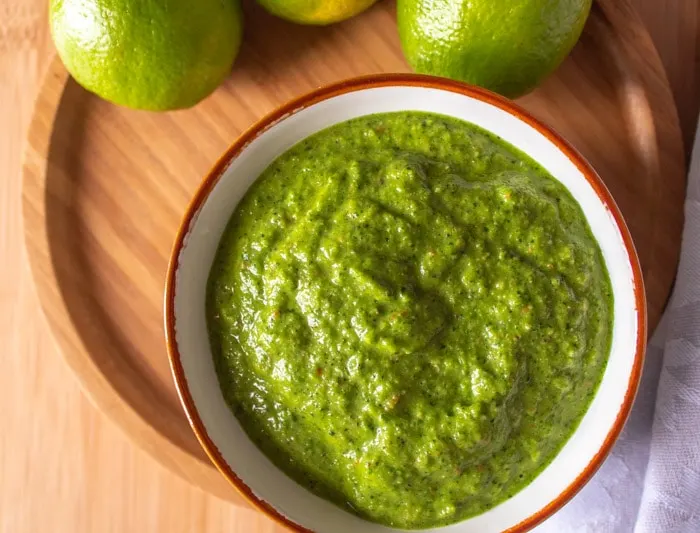 Brazilian Cilantro Chimichurri with Tangy Lime and Garlic
