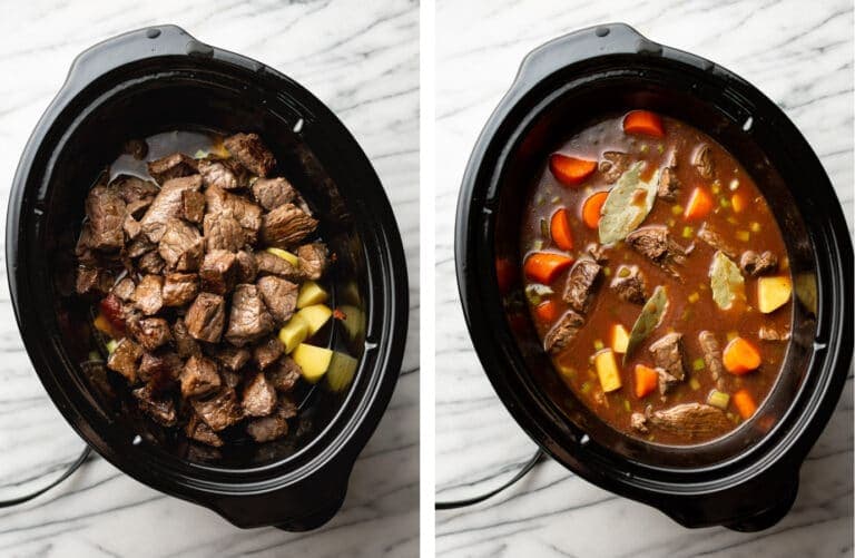 Crockpot Beef Stew with Tender Beef and Chunky Yukon Gold Potatoes