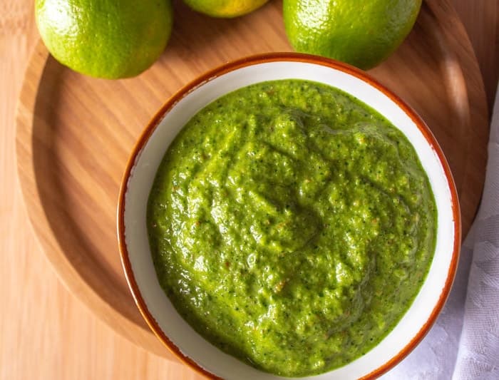 Brazilian Cilantro Chimichurri with Tangy Lime and Garlic