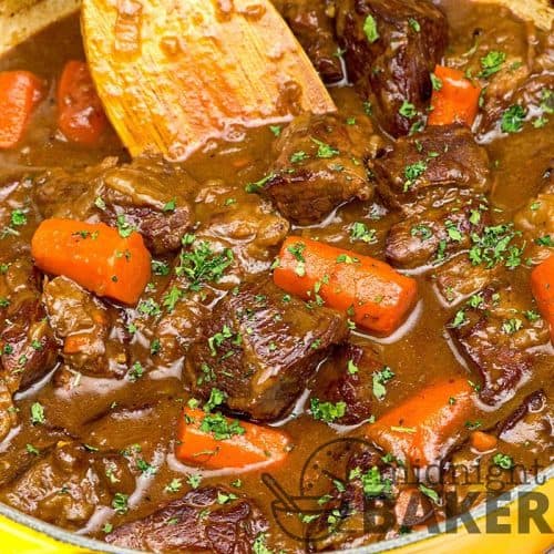 Anthony Bourdain’s Beef Bourguignon with Rich Onion-Thickened Sauce