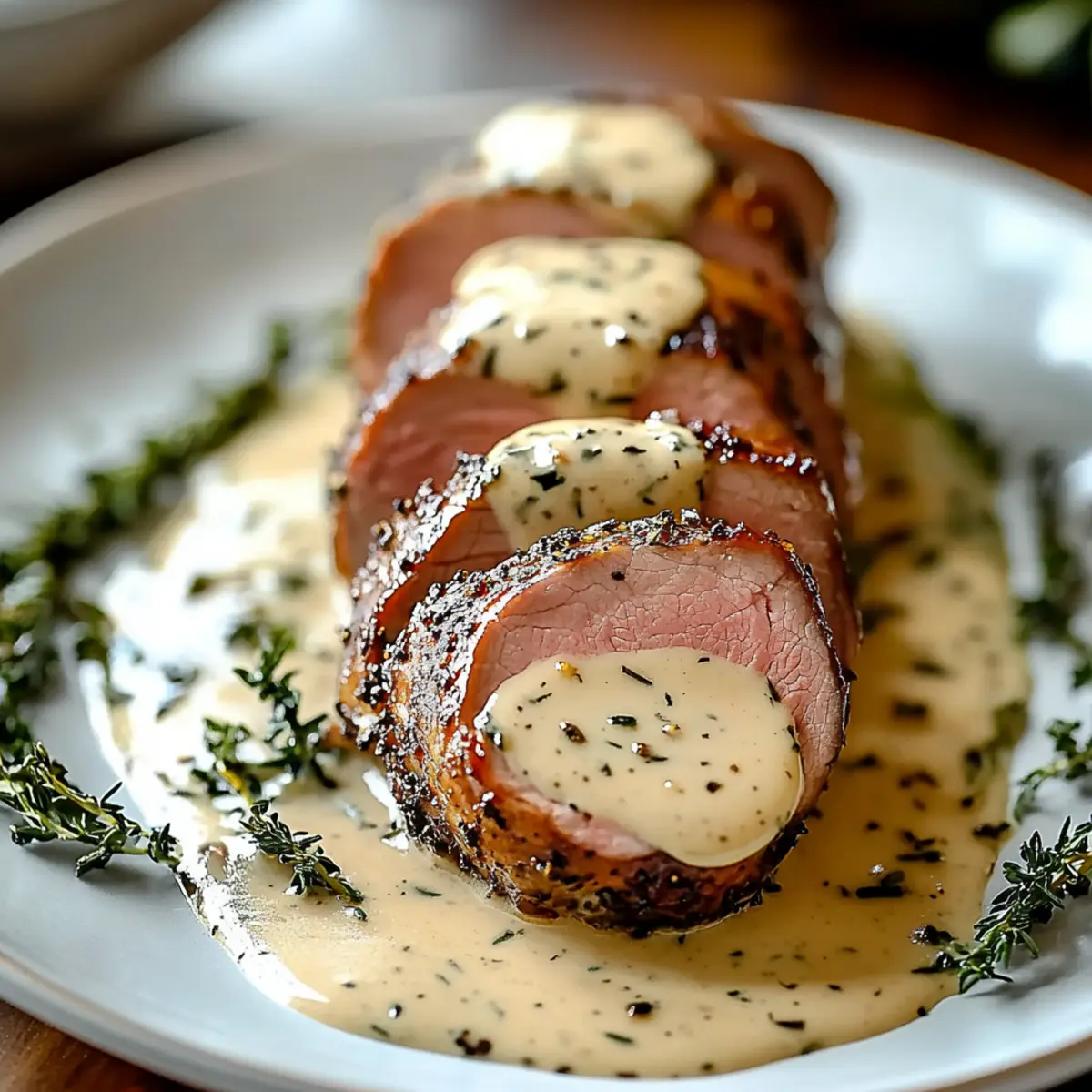Savory Oven-Baked Pork Tenderloin with Creamy Dijon Sauce: Make-Ahead Comfort Dish