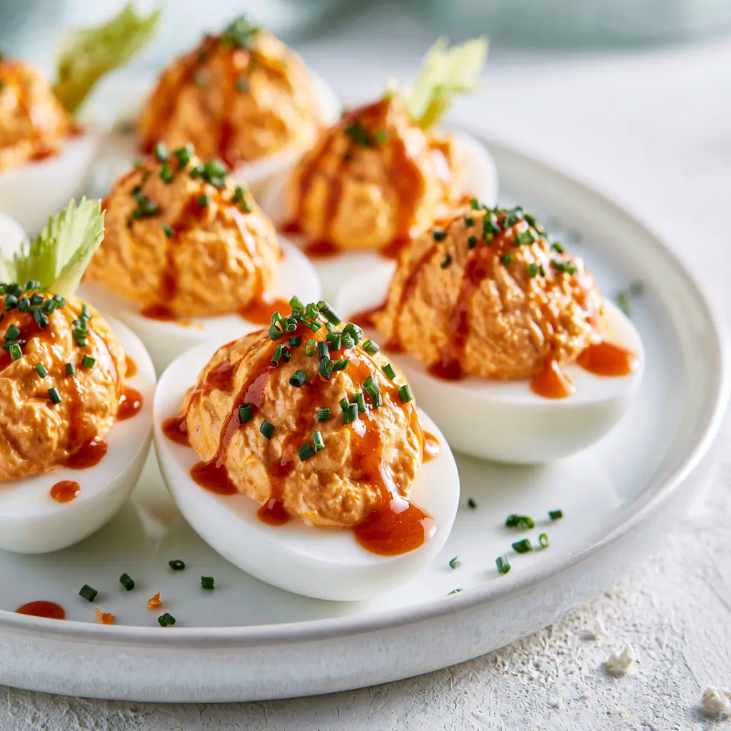 Buffalo Ranch Deviled Eggs: Bold Creamy Flavor with a Kick