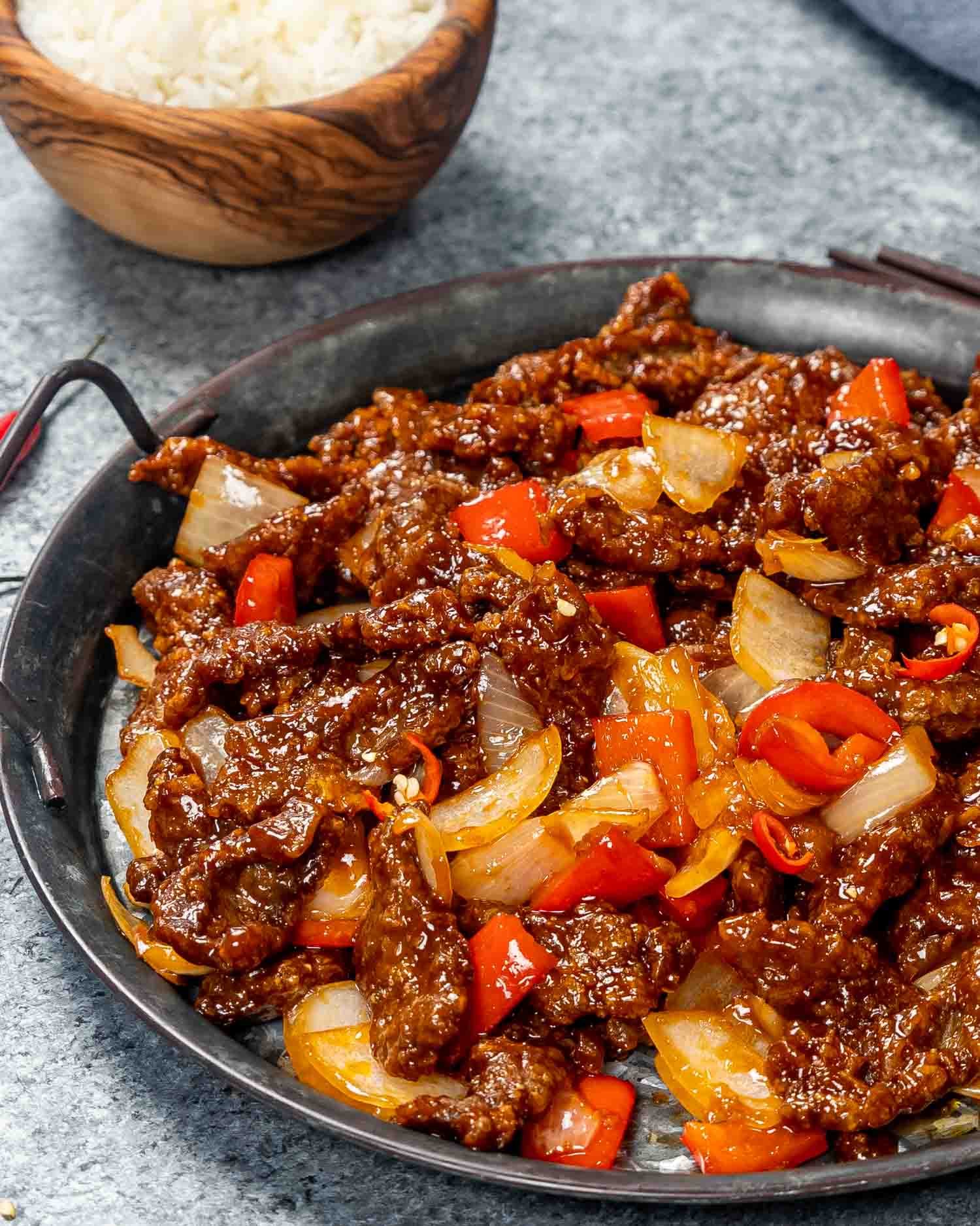 Beijing Beef with Crispy Steak and Tangy Sweet-and-Sour Sauce