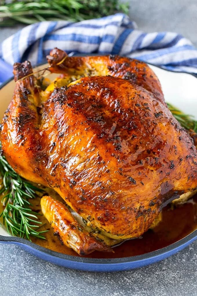 Roasted Chicken with Garlic and Herbs: Golden Brown Family Dinner