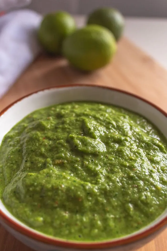 Brazilian Cilantro Chimichurri with Tangy Lime and Garlic