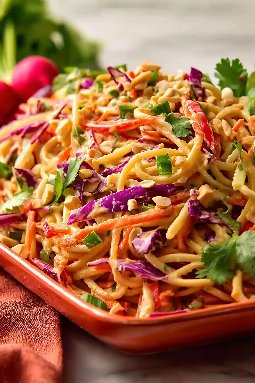 Crunchy Thai Peanut Pasta Salad: Flavor-Packed Make-Ahead Delight
