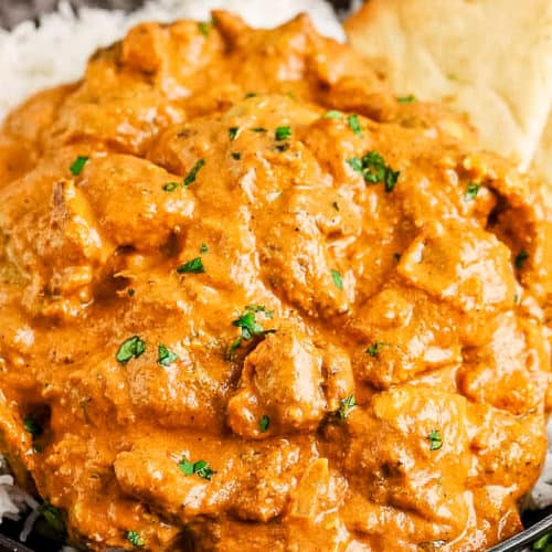Butter Chicken with Creamy Tomato Sauce and Warm Spices